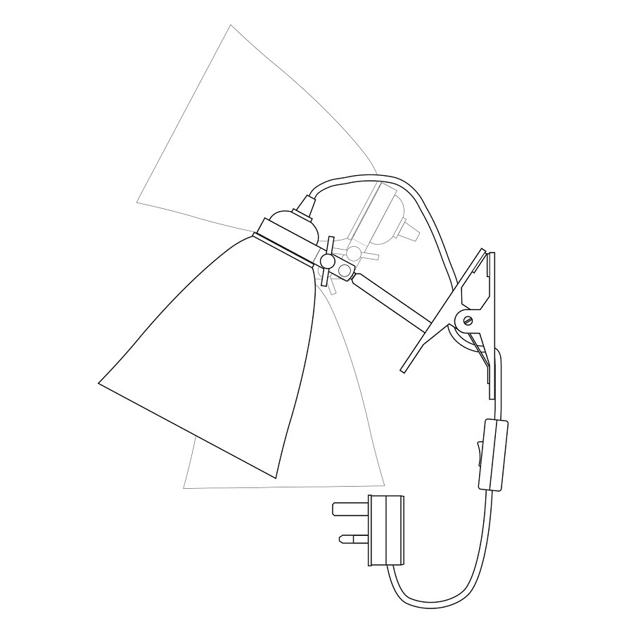 ORIGINAL BTC Hector Medium Dome Clip Light