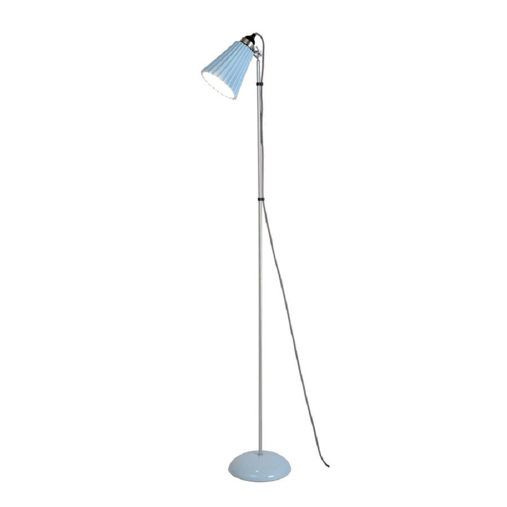 Original BTC Hector Medium Pleat  - Stehleuchte - Hellblau