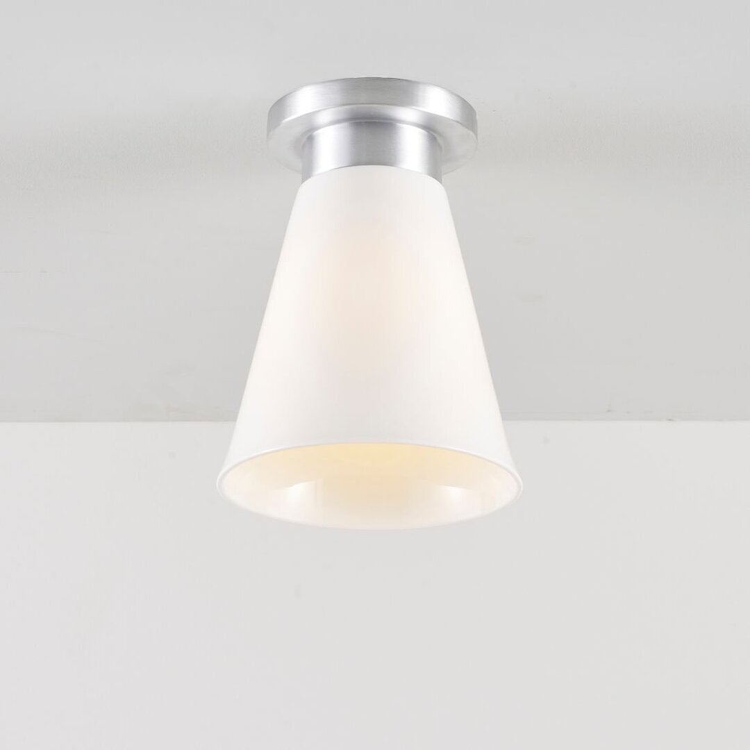 Original BTC Hector Medium Flowerpot Ceiling Light - Deckenleuchte - Gebürstetem Aluminium