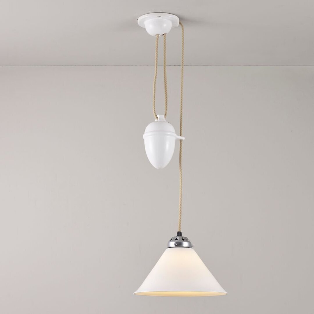 Original BTC Cobb Rise & Fall Small Pendant Light - Pendelleuchte - Naturweiß