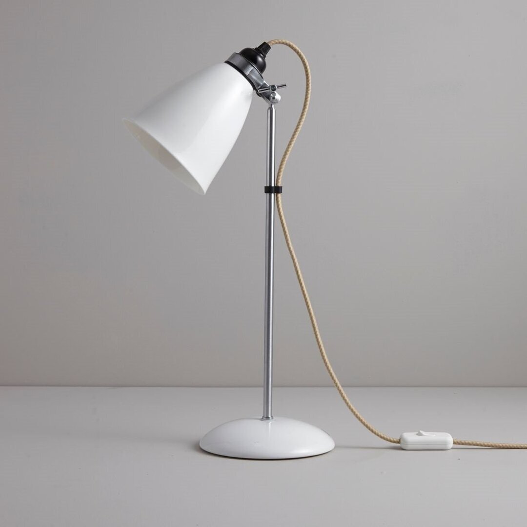 Original BTC Hector Medium Dome Table Light - Tischleuchte - Naturweiß 
