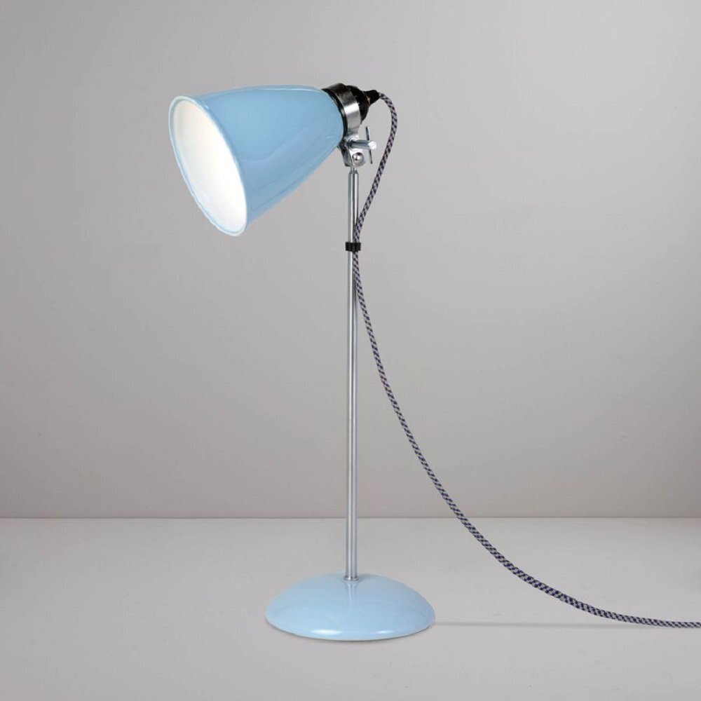 Original BTC Hector Medium Dome Table Light - Tischleuchte - Hellblau