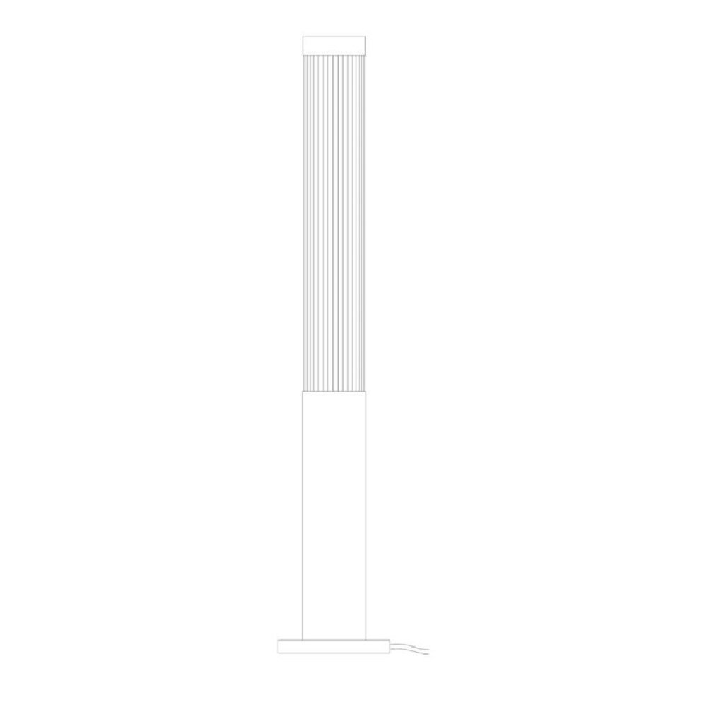 Original BTC Pillar Floor Light - Stehleuchte - Verwittertes Messing