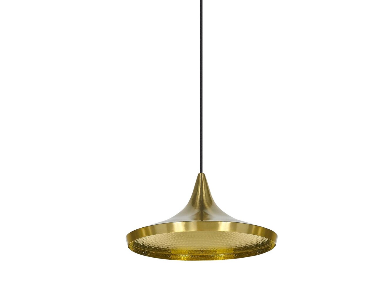 Tom Dixon Beat Light Wide - Brushed Brass Pendelleuchte