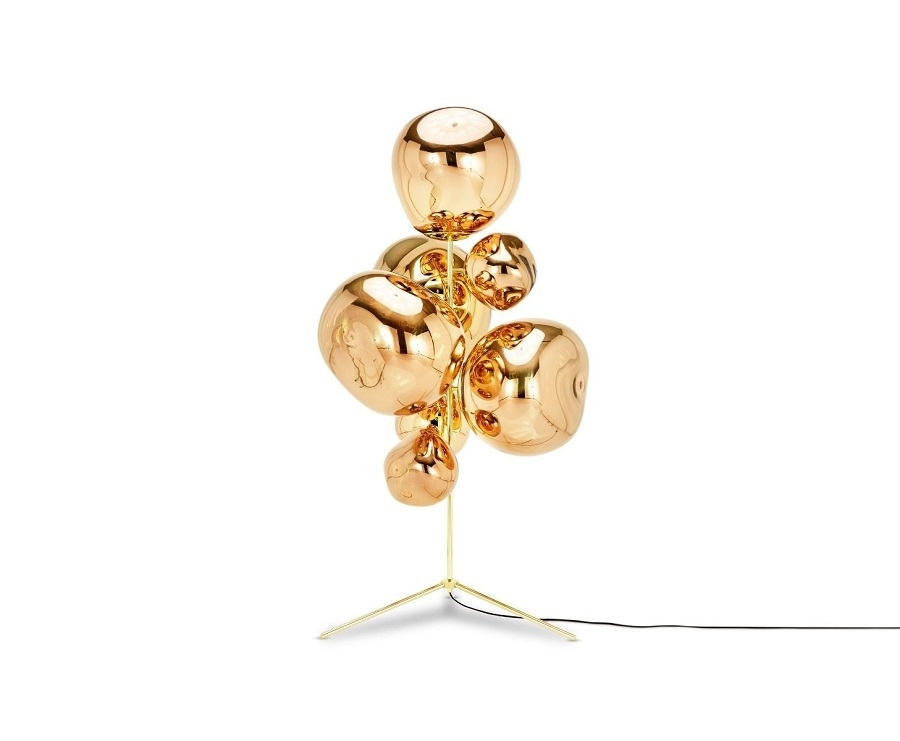 Tom Dixon Melt Stand Chandelier Gold