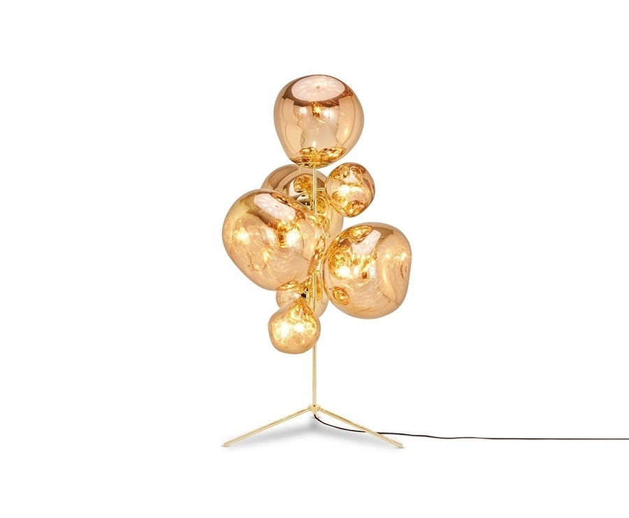 Tom Dixon Melt Stand Chandelier Gold