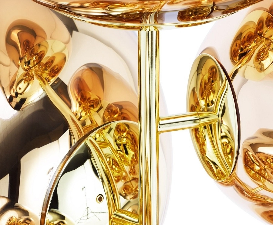 Tom Dixon Melt Stand Chandelier Gold