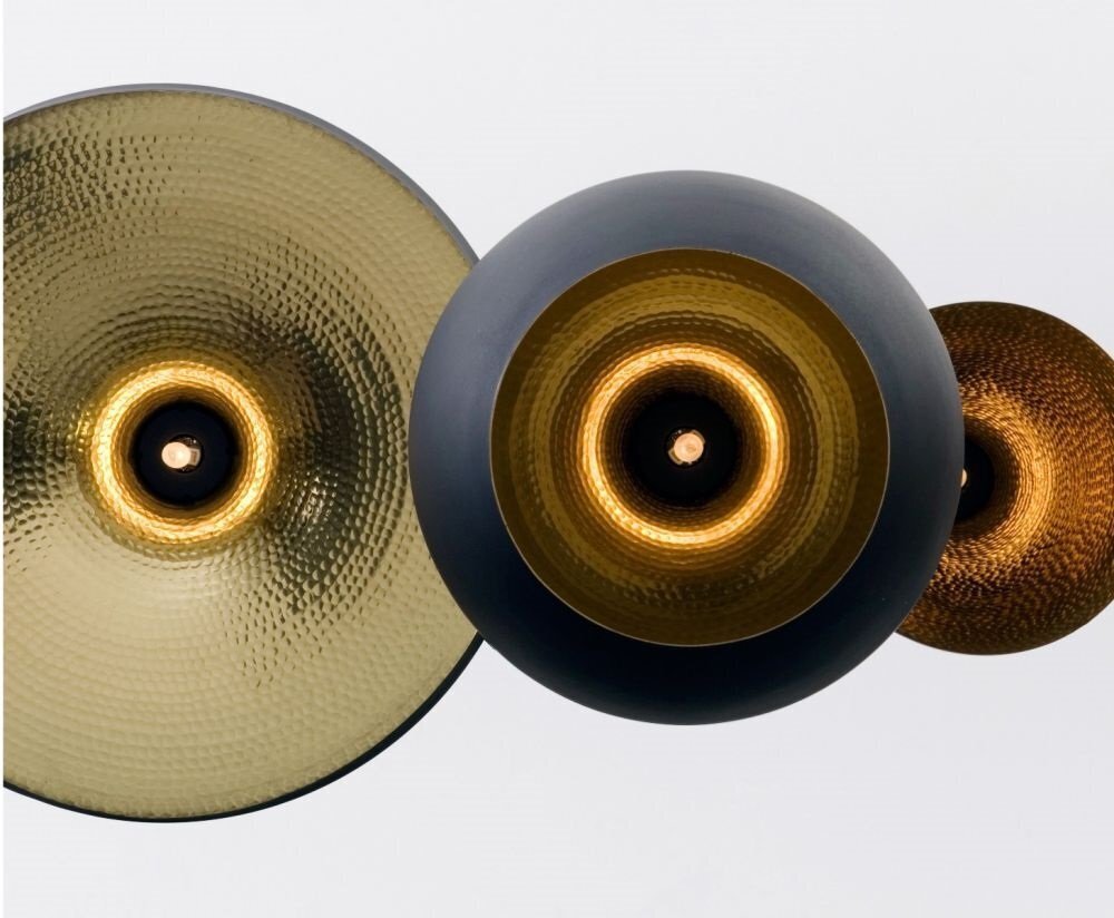 Tom Dixon Beat Brass Trio Round Pendant System
