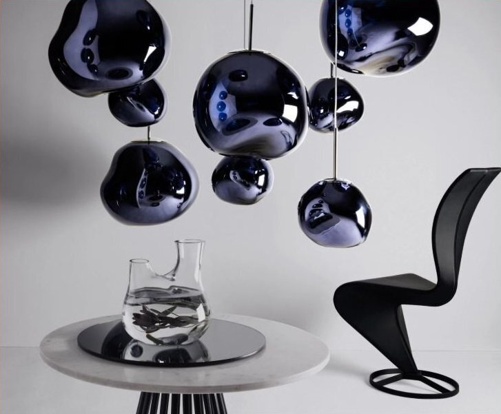 Tom Dixon Melt Mini Smoke Round Pendant System