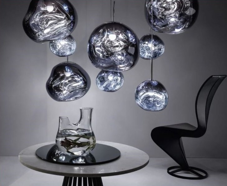 Tom Dixon Melt Mini Smoke Round Pendant System
