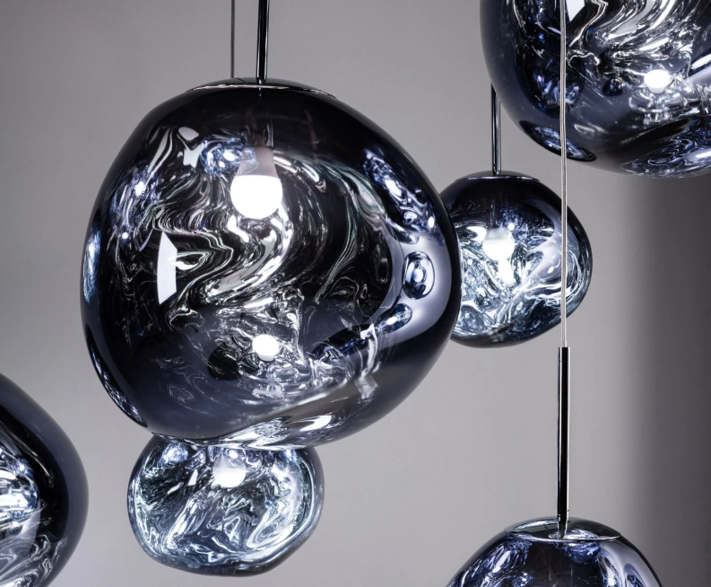 Tom Dixon Melt Smoke Large Round Pendant System