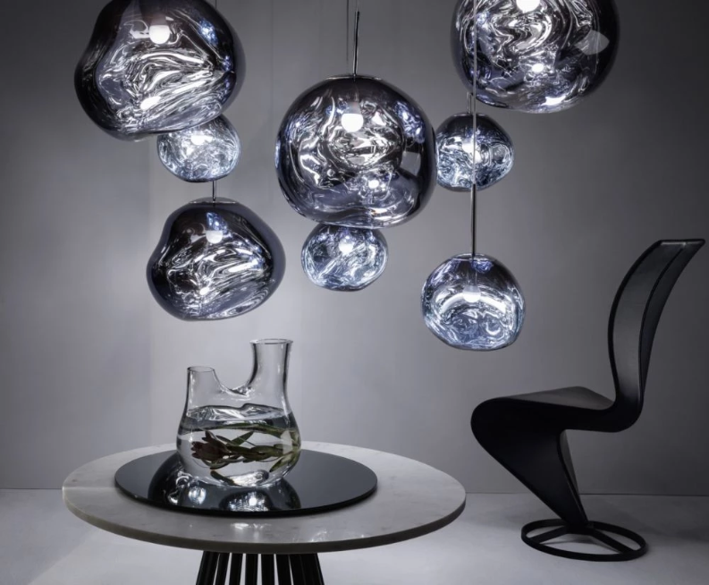 Tom Dixon Melt Smoke Large Round Pendant System