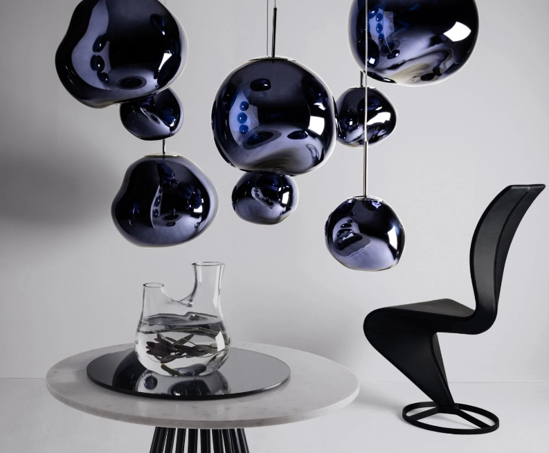 Tom Dixon Melt Smoke Large Round Pendant System