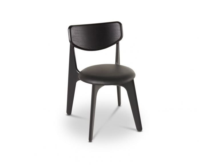 Tom Dixon Slab Chair with Upholstered - Black