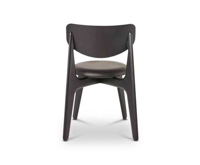 Tom Dixon Slab Chair with Upholstered - Black