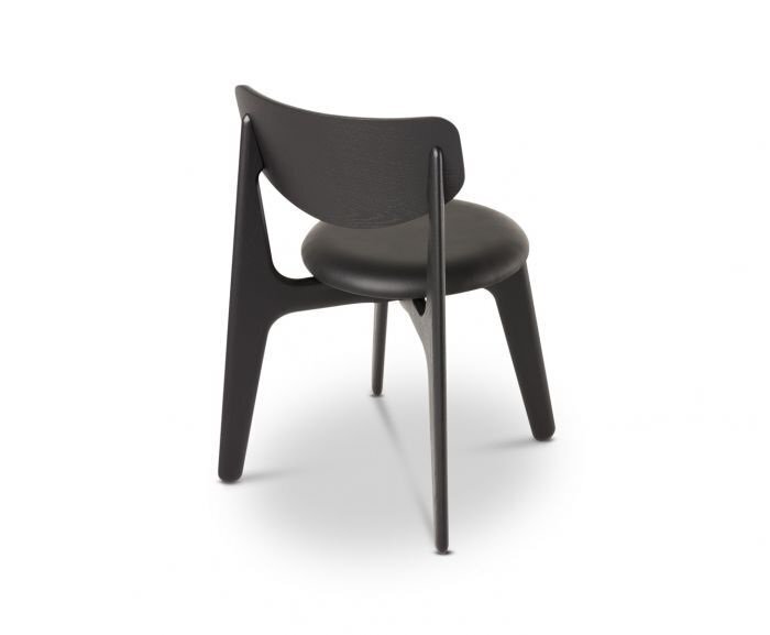 Tom Dixon Slab Chair with Upholstered - Black