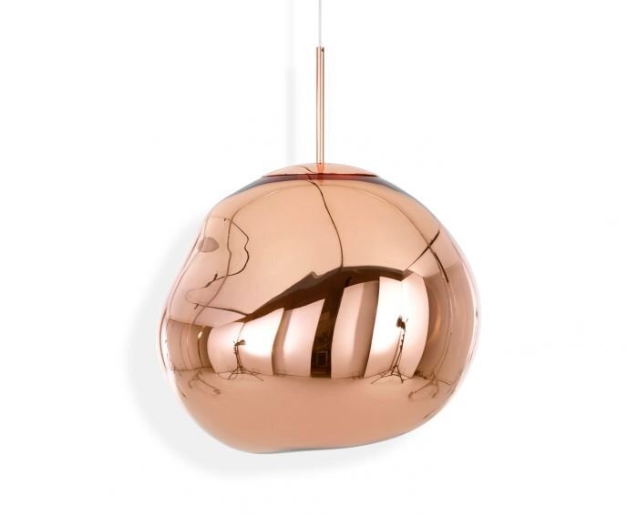Tom Dixon Melt Led Pendant - COPPER - im ausgeschalteten Zustand