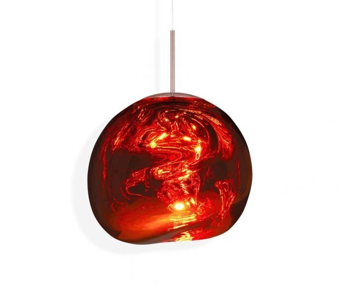 Tom Dixon Melt Led Pendant - COPPER - im eingeschalteten Zustand