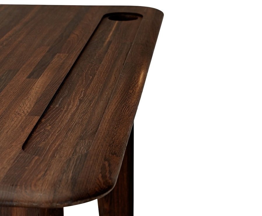 Tom Dixon Slab Desk 60 x 120 cm - Fumed Oak