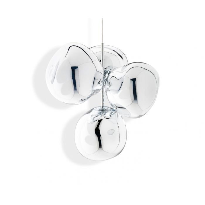 Tom Dixon Melt Chandelier - Kronleuchter - Chrome - Small