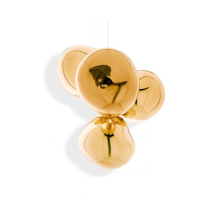 Tom Dixon Melt Chandelier - Kronleuchter - Gold - Small