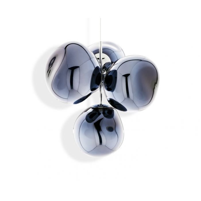 Tom Dixon Melt Chandelier - Kronleuchter - Smoke - Small