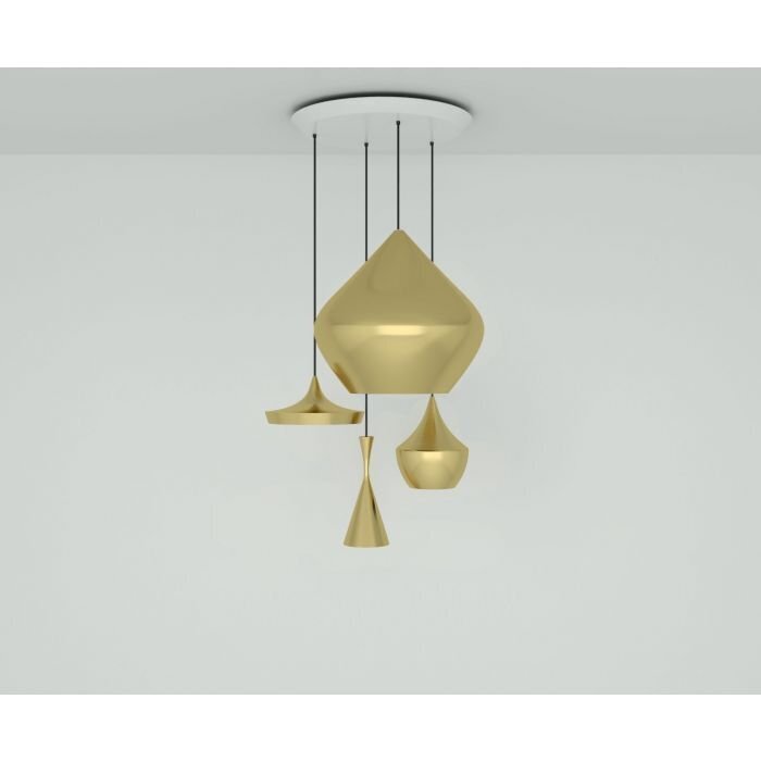 Tom Dixon Beat Brass Range LED Pendant System - Pendelleuchten