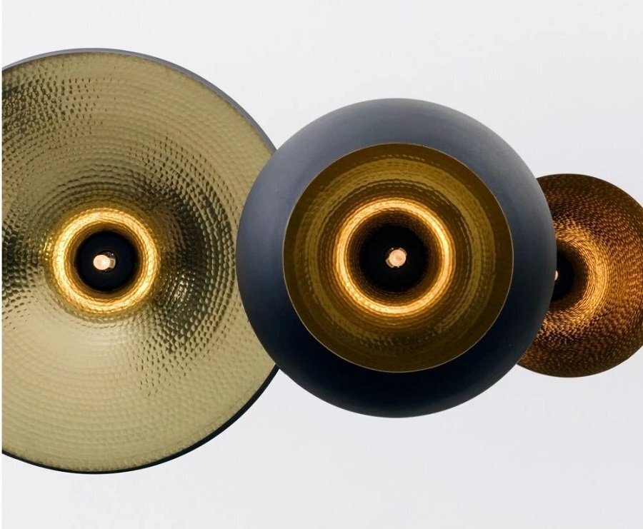Tom Dixon Beat Brass Range LED Pendant System - Pendelleuchten