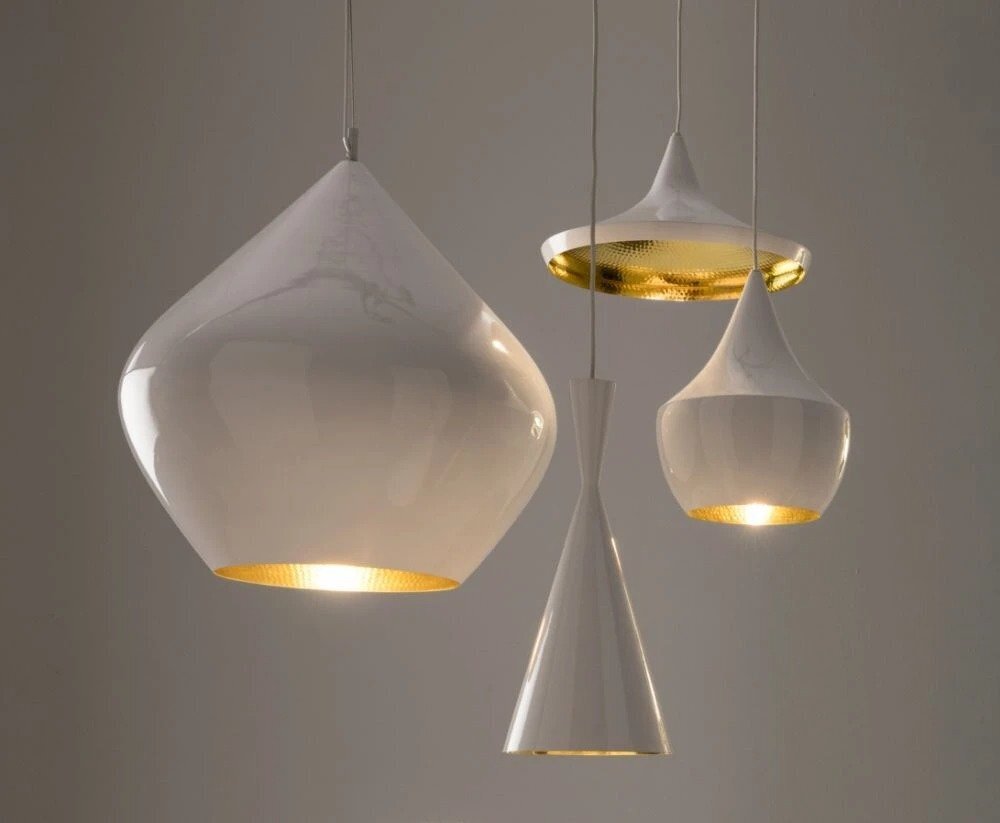 Tom Dixon Beat White Range LED Pendant System - Pendelleuchten - Round