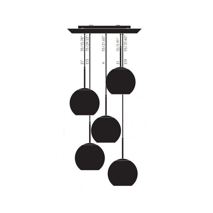 Tom Dixon Copper 25 cm Round LED Pendant System - Pendelleuchten