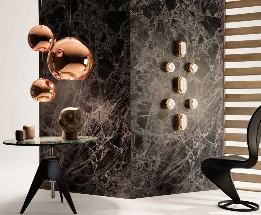 Tom Dixon Copper Round LED Pendant System - Pendelleuchten