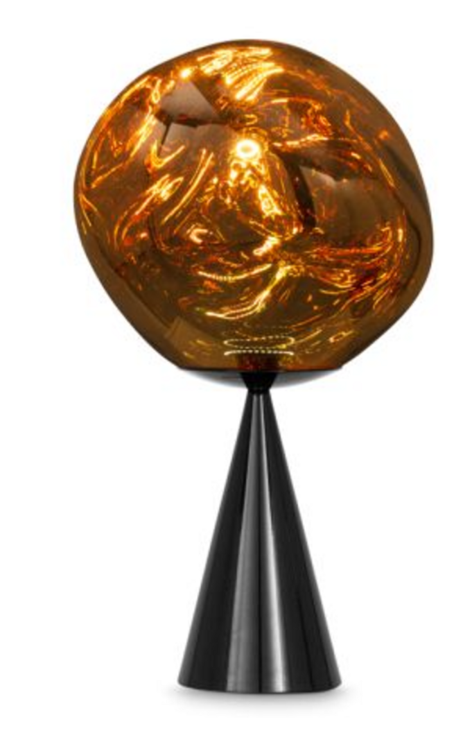 Tom Dixon  Melt Cone Fat Table Small LED - Tischleuchte - Gold
