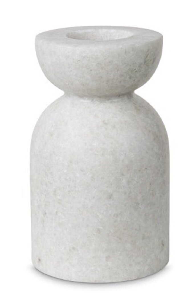 Tom Dixon Stone Stacking Candleholder - Kerzenhalter Set - Weiss