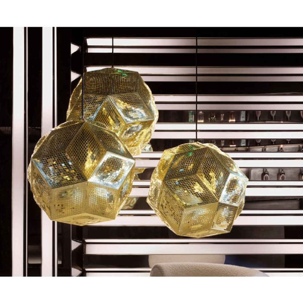 Tom Dixon  PUFF PENDANT SYSTEM ROUND TRIO - Pendelleuchte