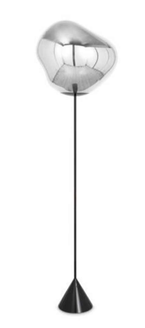 Tom Dixon Melt Cone Slim Floor LED - Stehleuchte - Silber