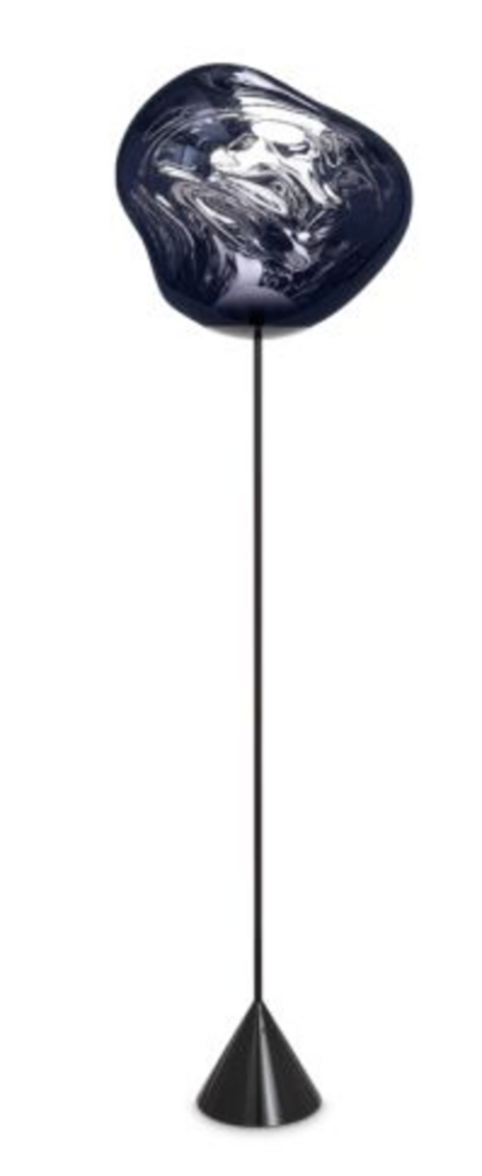 Tom Dixon Melt Cone Slim Floor LED - Stehleuchte - Rauch