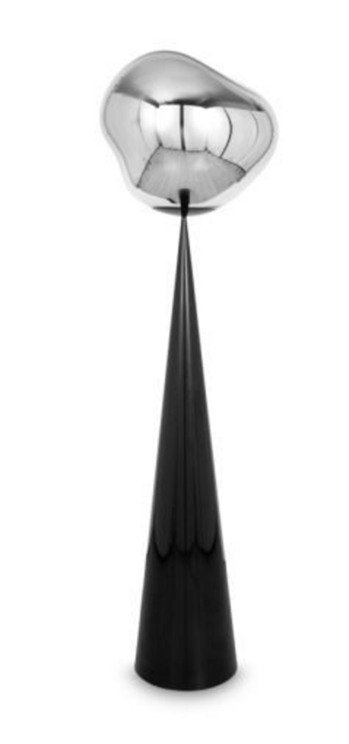 Tom Dixon Melt Cone Fat Floor LED - Silber