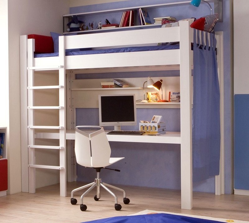 De Breuyn Jugendhochbett Leiter Seitlich