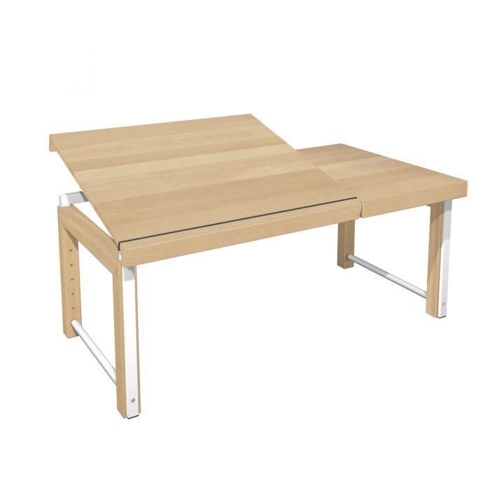 De Breuyn Debe Deluxe Schreibtisch Ziggy geteilte Platte