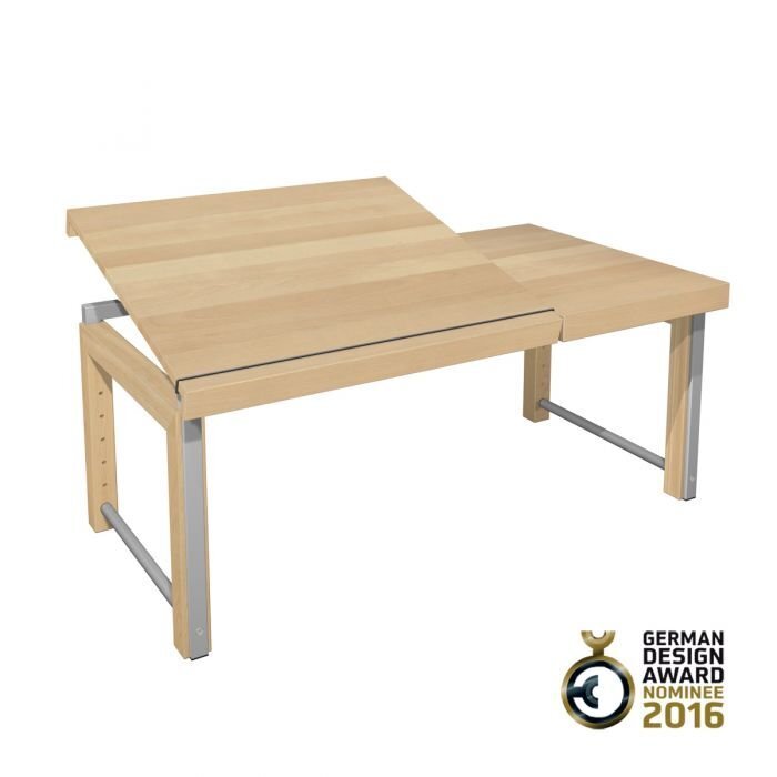 De Breuyn Debe Deluxe Schreibtisch Ziggy geteilte Platte