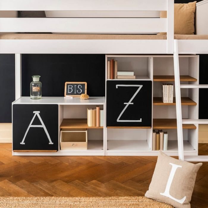 De Breuyn Regal gross KASVA Mdf weiss-lackiert