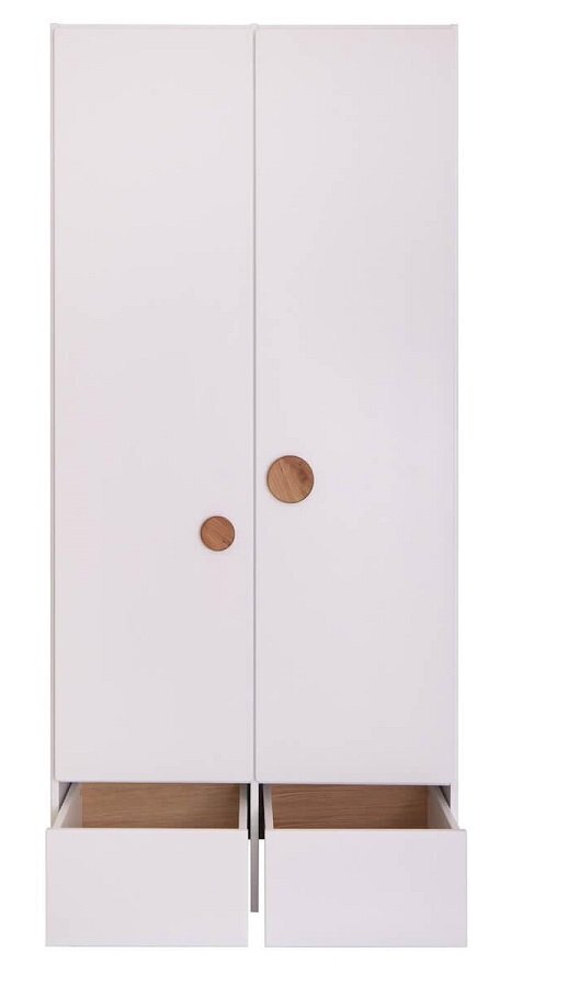 De Breuyn Kleiderschrank 2 Türen 2 Rollkästen Kasva
