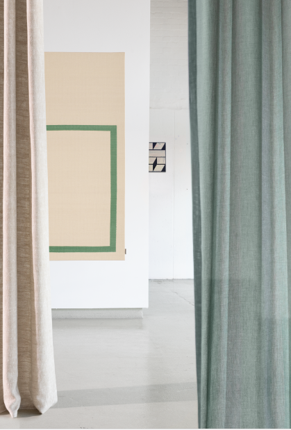 Kvadrat AB12 - Teppich (0014 - Beige/Green)