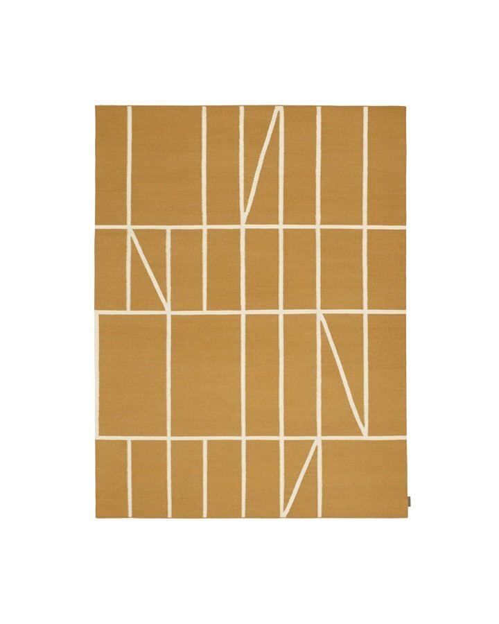 Kvadrat AB13 - Teppich (0032 - Mustard/Beige)