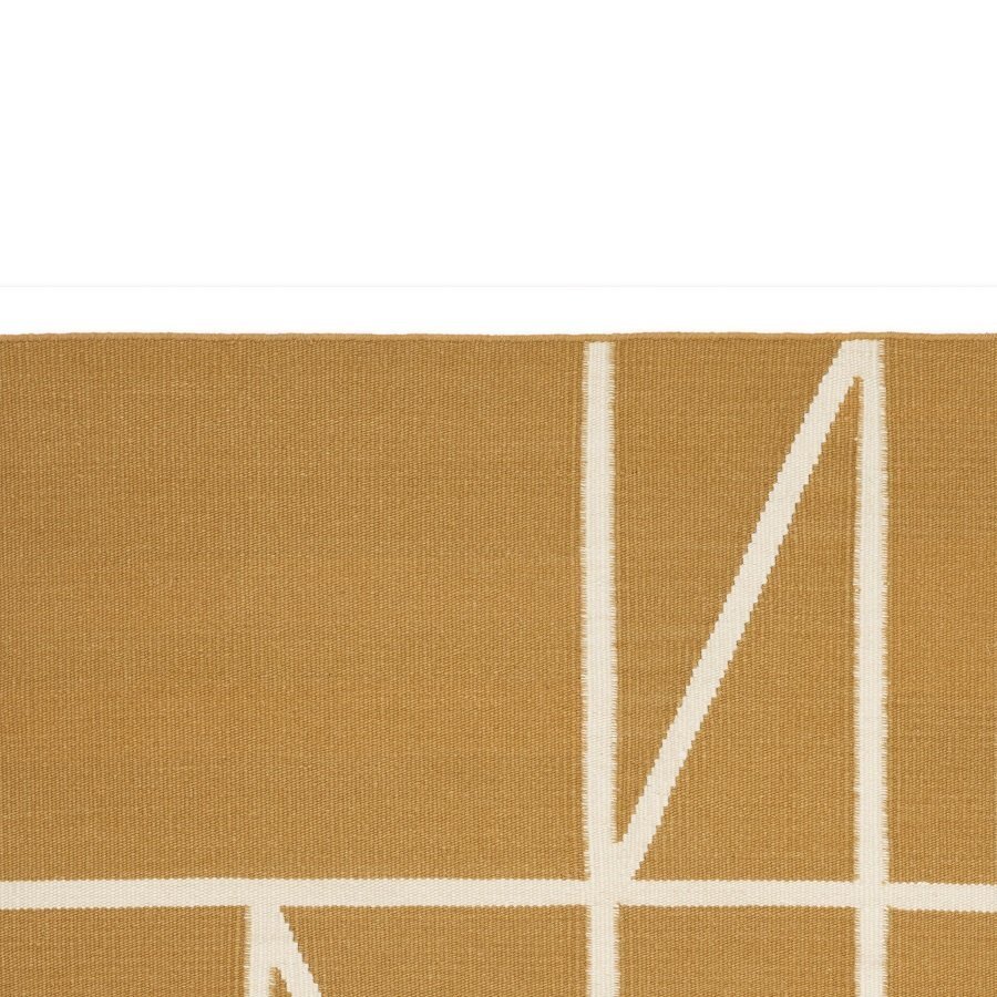 Kvadrat AB13 - Teppich (0032 - Mustard/Beige)
