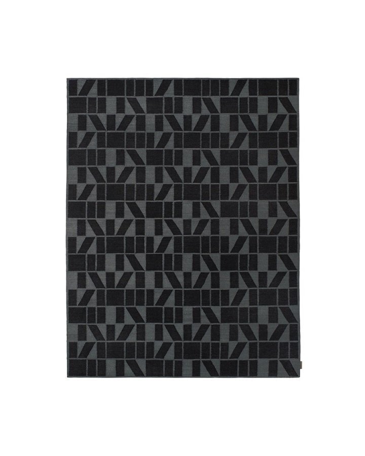 Kvadrat AB15 - Teppich (0023 - Black/Dark Grey)