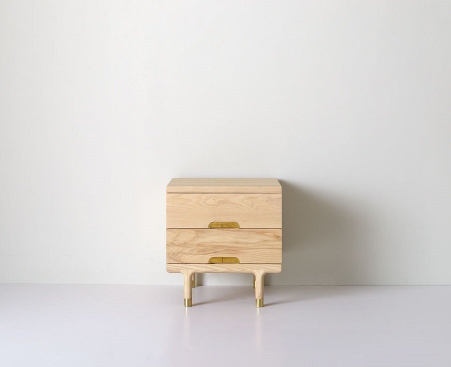 Kalon Simple Side Table Ash