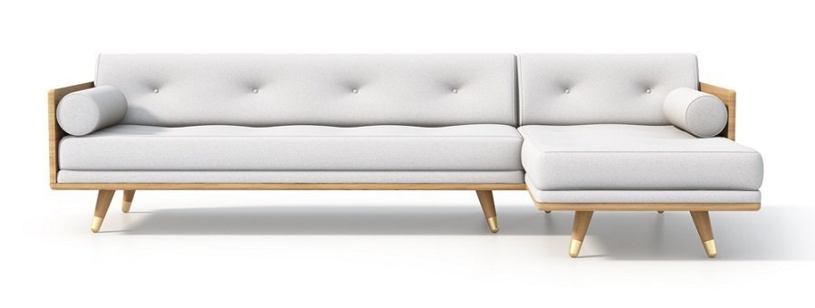 Kalon No. 5 Series Sectional Sofa - Light Grey