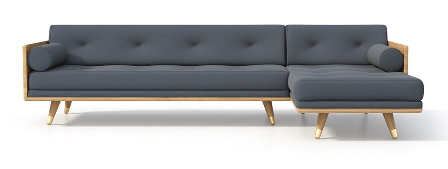Kalon No. 5 Series Sectional Sofa - Blue