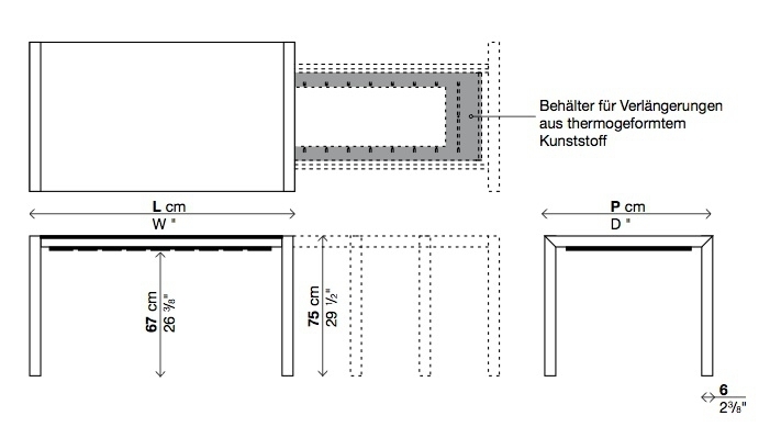 Kristalia Sushi 12 Outdoor Tisch